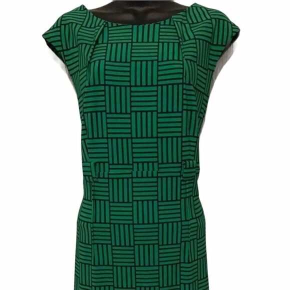 SALE Green Stripe‎ Dress - Picture 8 of 8